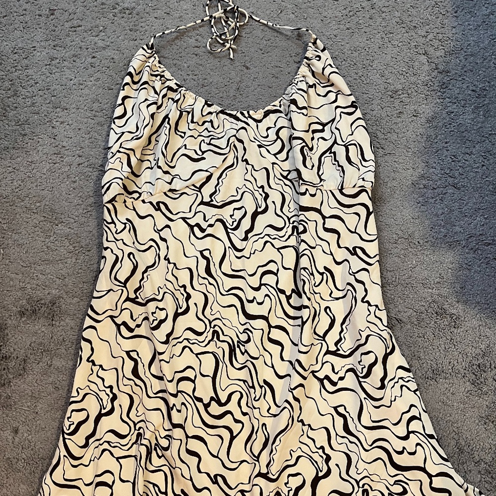 Abercrombie Halter Ruched Mini Dress - Size XL
